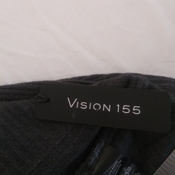 Vision 155 women's size M dark gray long sleeve sweater - Picture 14 of 15